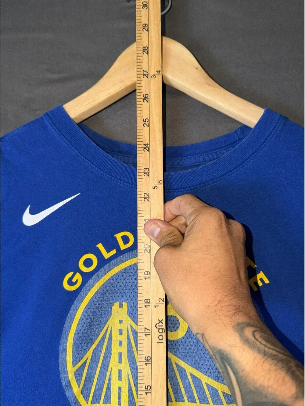 Nike Golden State Warriors James Wiseman #33 Men’s M Blue Graphic Tee
